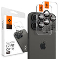 Spigen - (2 pack) Optik.tR EZ Fit Pro Camera Glass (AGL05217) - iPhone 14 Pro/Max/15 Pro/Max/16 Pro/Max/17 Pro/Max - Bla