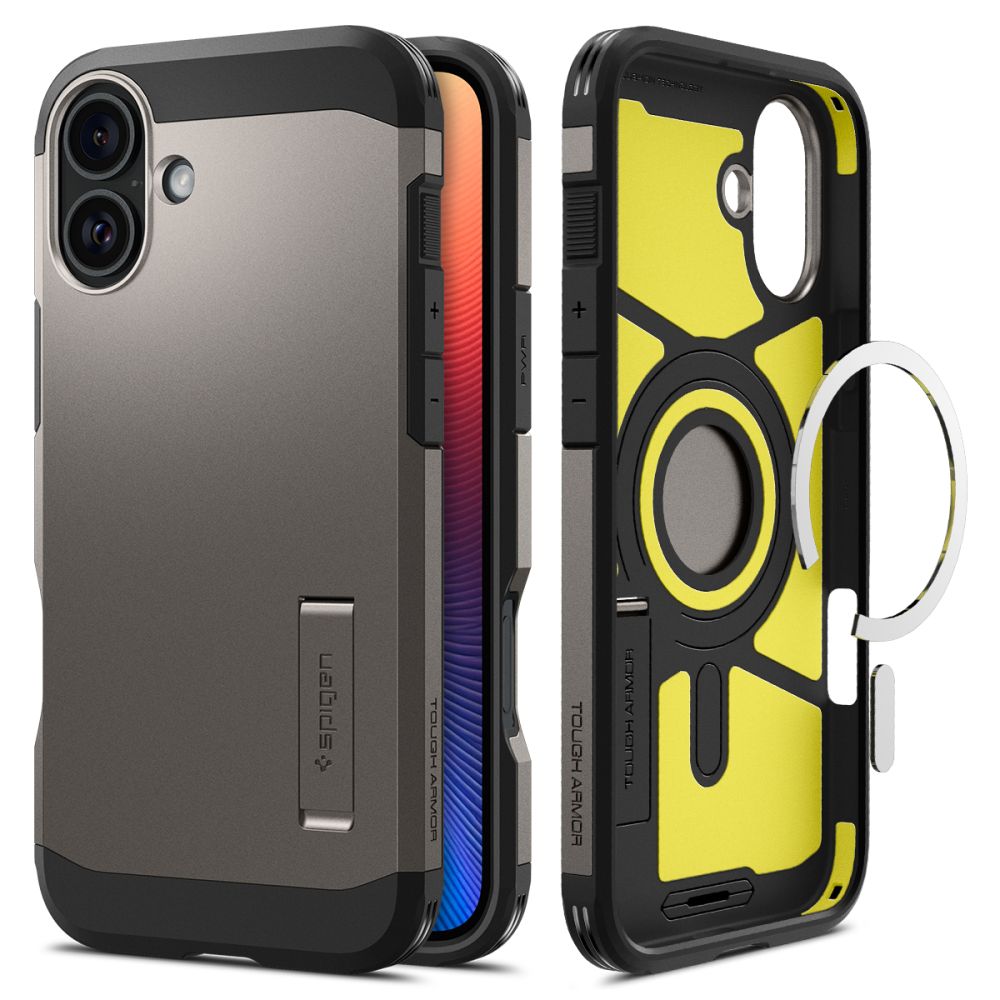 Spigen - Tough Armor MagSafe (ACS08215) - iPhone 16 - Gunmetal