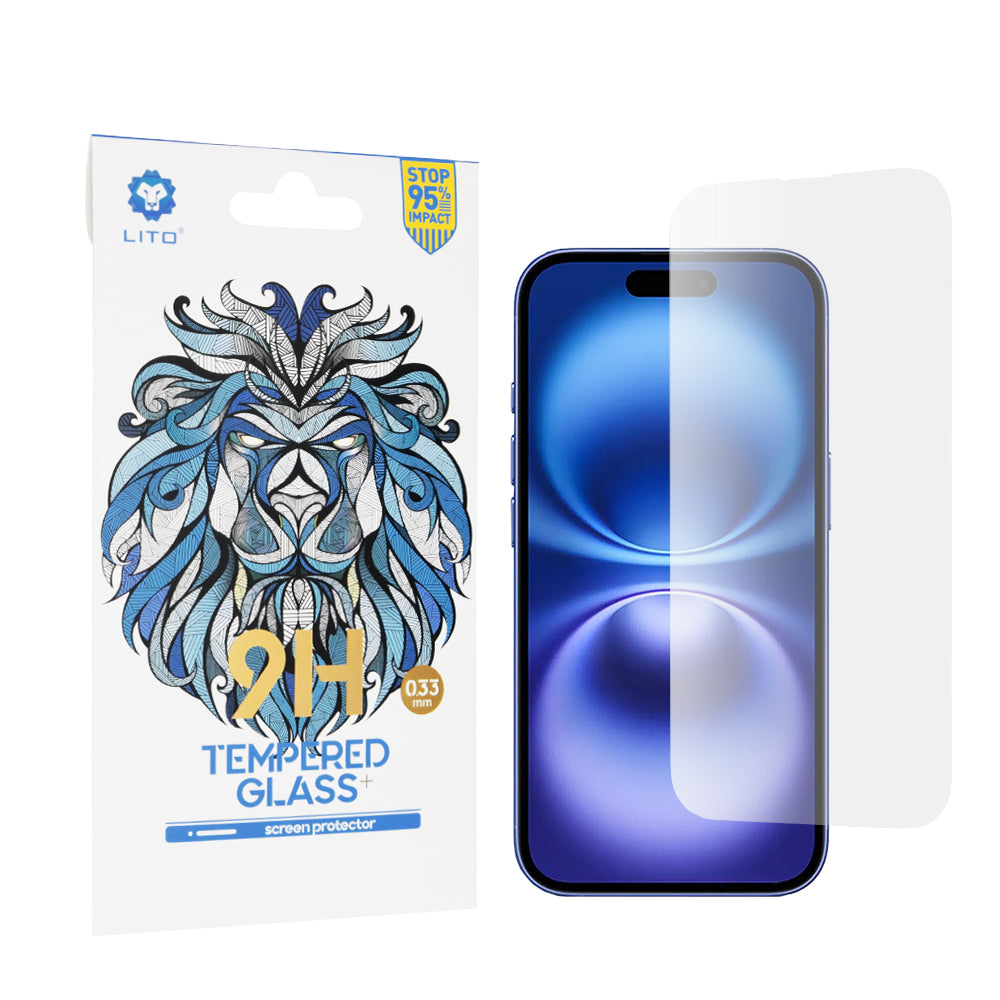 Lito Folie de protectie Lito 2.5D Classic Glass compatibil cu iPhone 16, Transparent