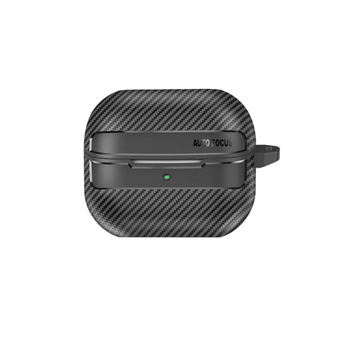Techsuit - CarbonFiber - for Samsung Galaxy Buds 3 / 3 Pro / 3 FE - Black