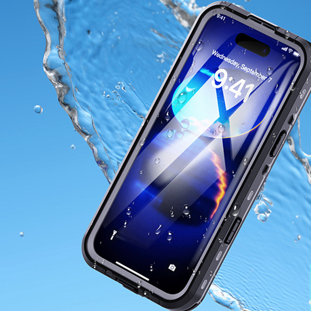 ShellBox - Waterproof IP68 Case - iPhone 16 Pro - Black