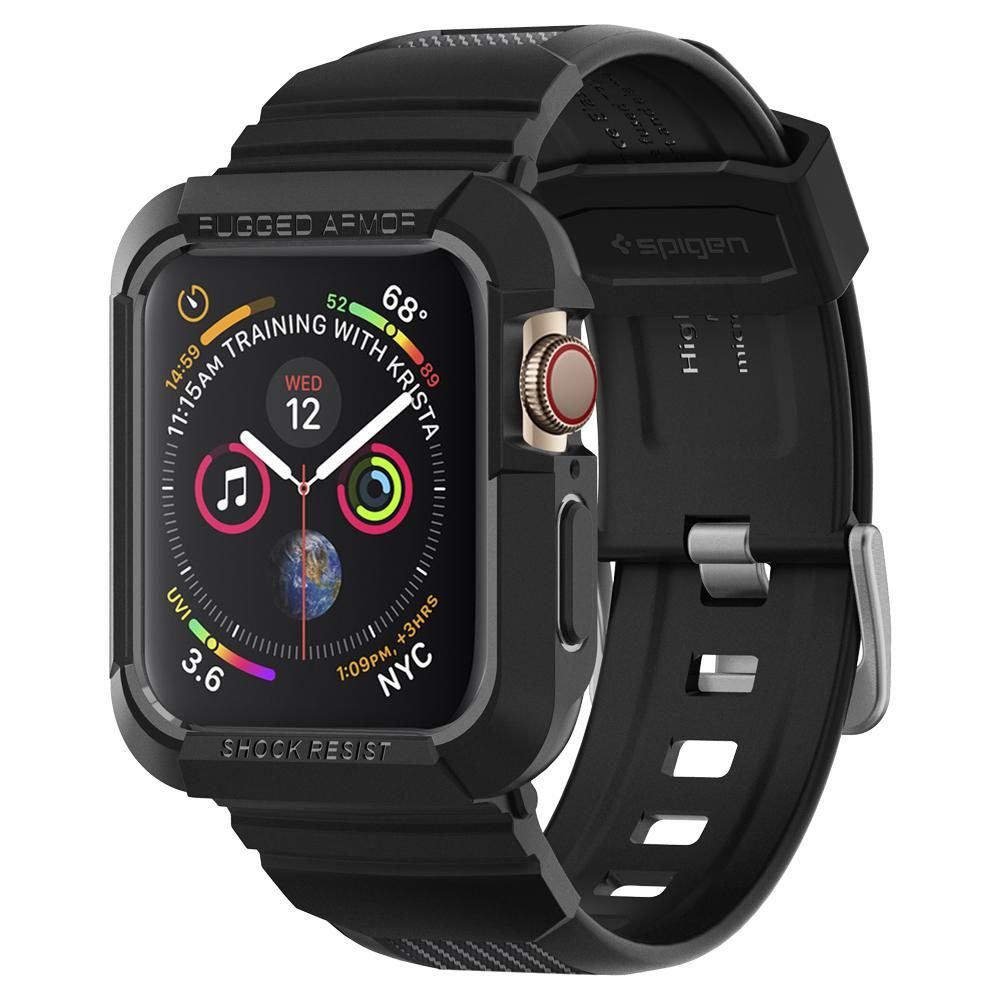 Spigen Accesoriu smartwatch Spigen Rugged Armor Pro (062CS25324) compatibil cu Apple Watch 4/5/6/7/8/9/SE/SE 2 (44/45mm)
