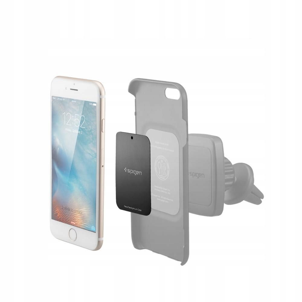 Spigen - (4 pack) Metal Plate MP-4P (000EP20342) - with Matte Cover Paint - Black