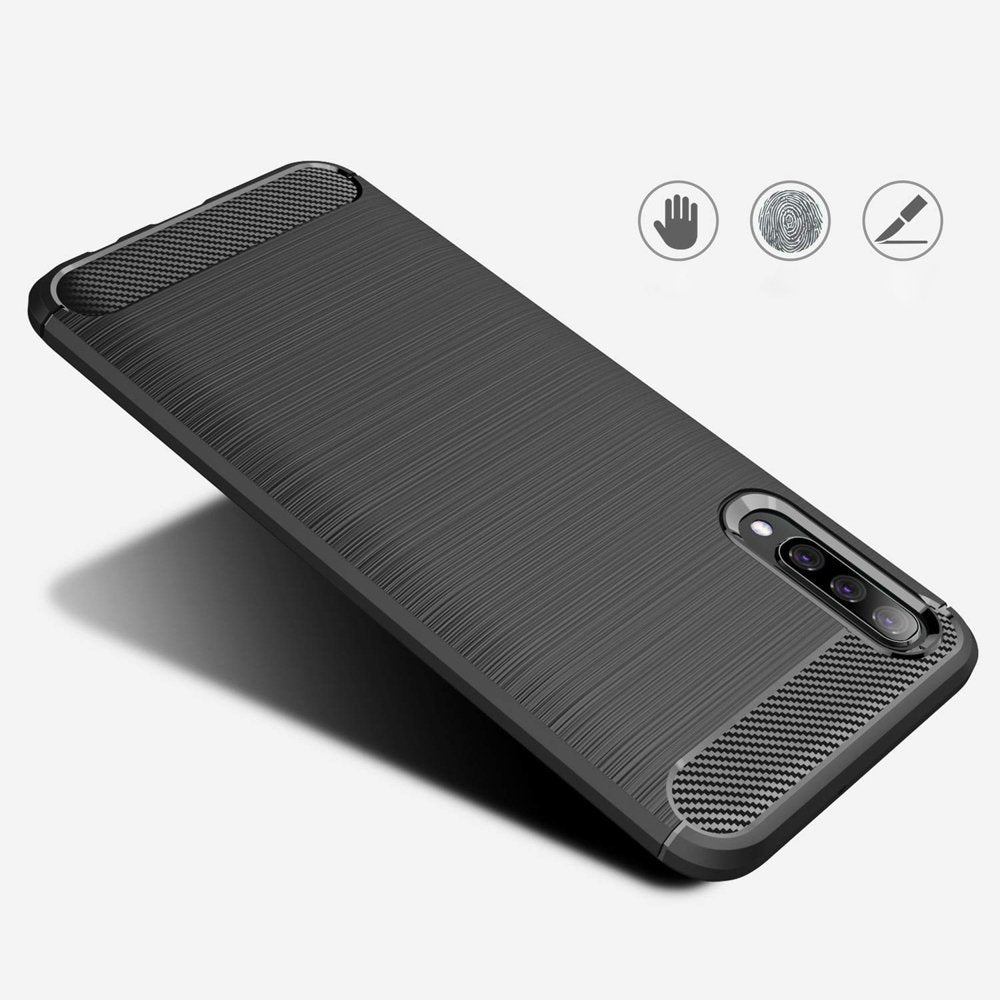 Techsuit - Carbon Silicone - Samsung Galaxy A70 / A70s - Black