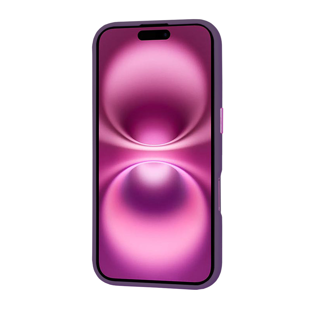 Techsuit - HaloFrost MagSafe Series - iPhone 16 Plus - Deep Purple