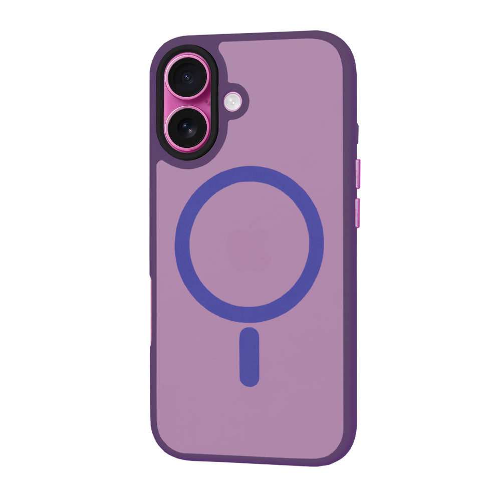 Techsuit - HaloFrost MagSafe Series - iPhone 16 Plus - Deep Purple
