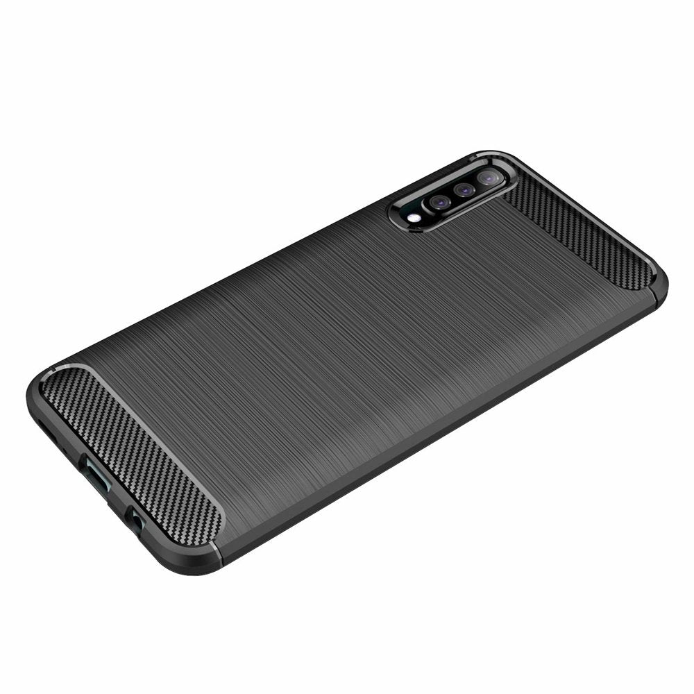 Techsuit - Carbon Silicone - Samsung Galaxy A70 / A70s - Black