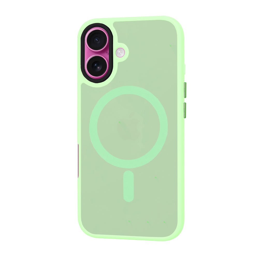 Techsuit - HaloFrost MagSafe Series - iPhone 16 Plus - Light Green