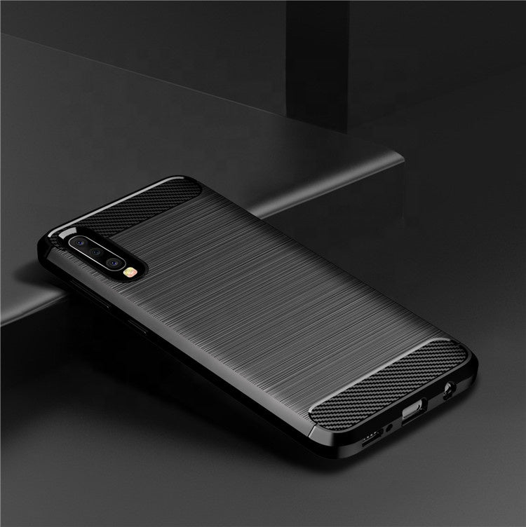 Techsuit - Carbon Silicone - Samsung Galaxy A30s / A50 / A50s - Black