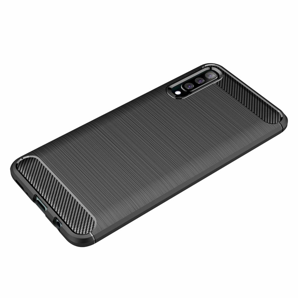 Techsuit - Carbon Silicone - Samsung Galaxy A30s / A50 / A50s - Black