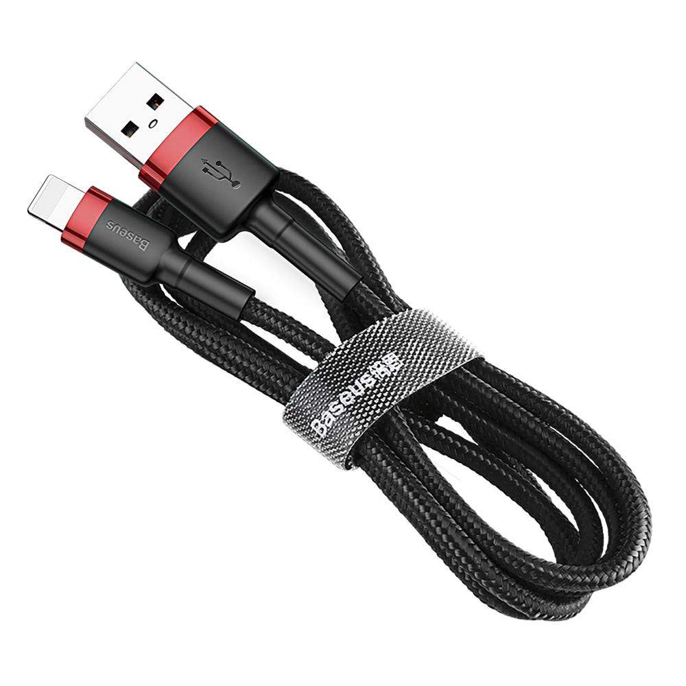 Baseus - Data Cable Cafule (CALKLF-C19) - USB to Lightning, 1.5A, 2m - Red Black