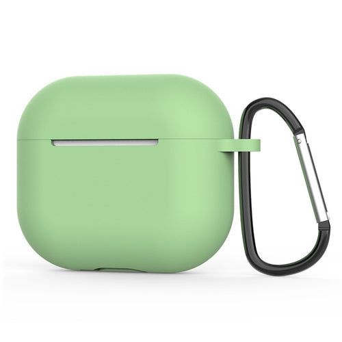 Techsuit - Silicone Case - for AirPods 4, Smooth Ultrathin Material - Matcha Green