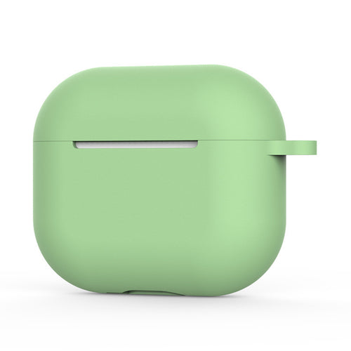 Techsuit - Silicone Case - for AirPods 4, Smooth Ultrathin Material - Matcha Green