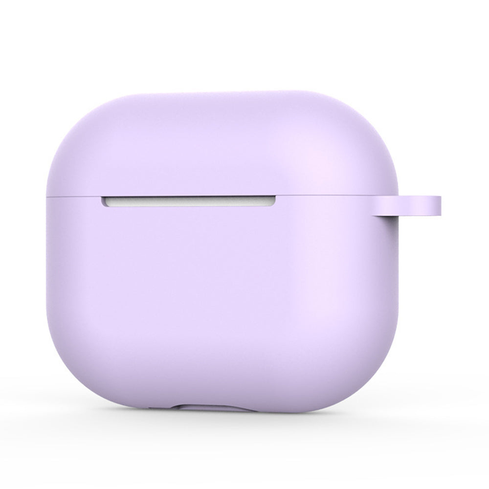 Techsuit - Silicone Case - for AirPods 4, Smooth Ultrathin Material - Purple