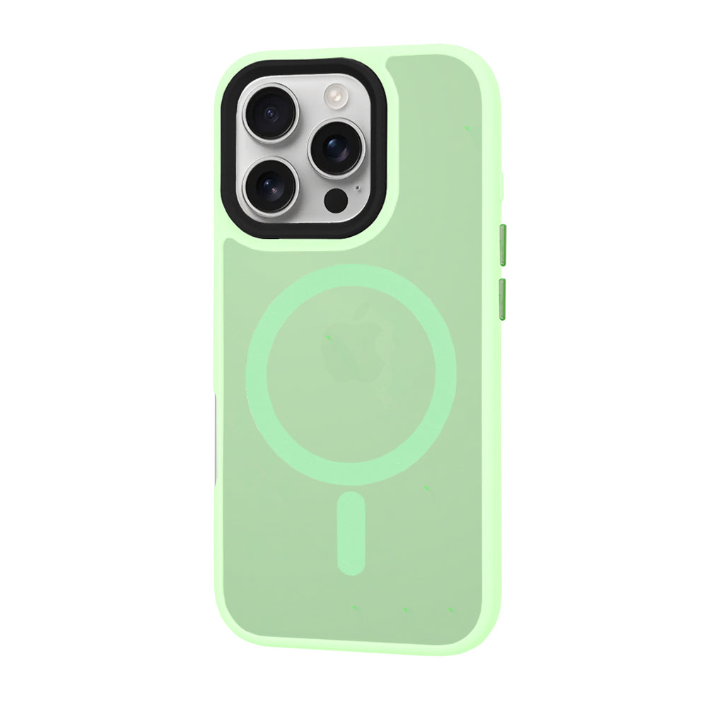 Techsuit - HaloFrost MagSafe Series - iPhone 16 Pro - Light Green