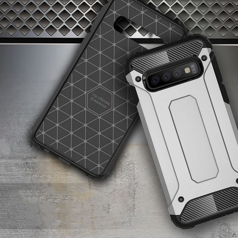 Techsuit - Hybrid Armor - Samsung Galaxy S10 Plus - Black
