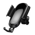 Baseus - Car Holder Future (SUYL-WL01) - Gravity Grip for Air Vent, 360° Adjustable, 4 - 6", Aluminum Alloy - Black