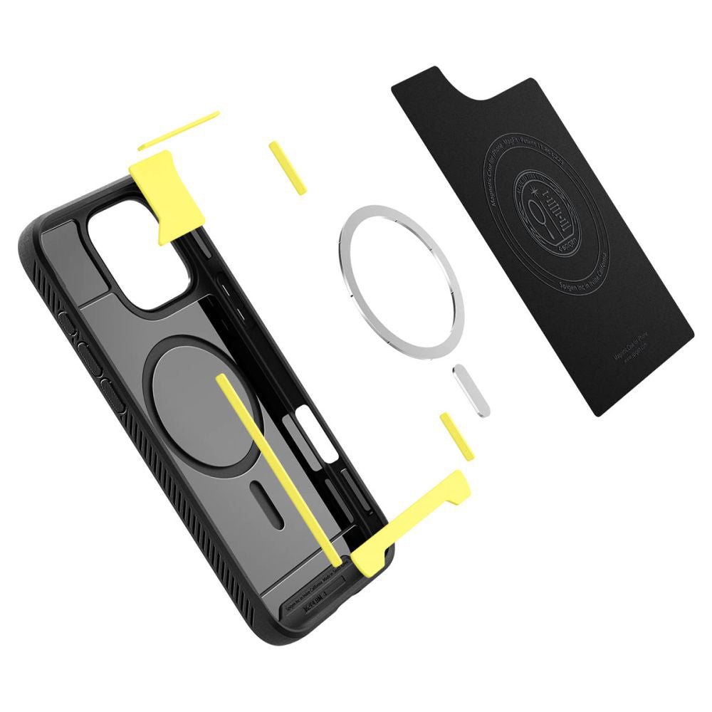 Spigen - Rugged Armor MagSafe (ACS08115) - iPhone 16 Pro - Matte Black
