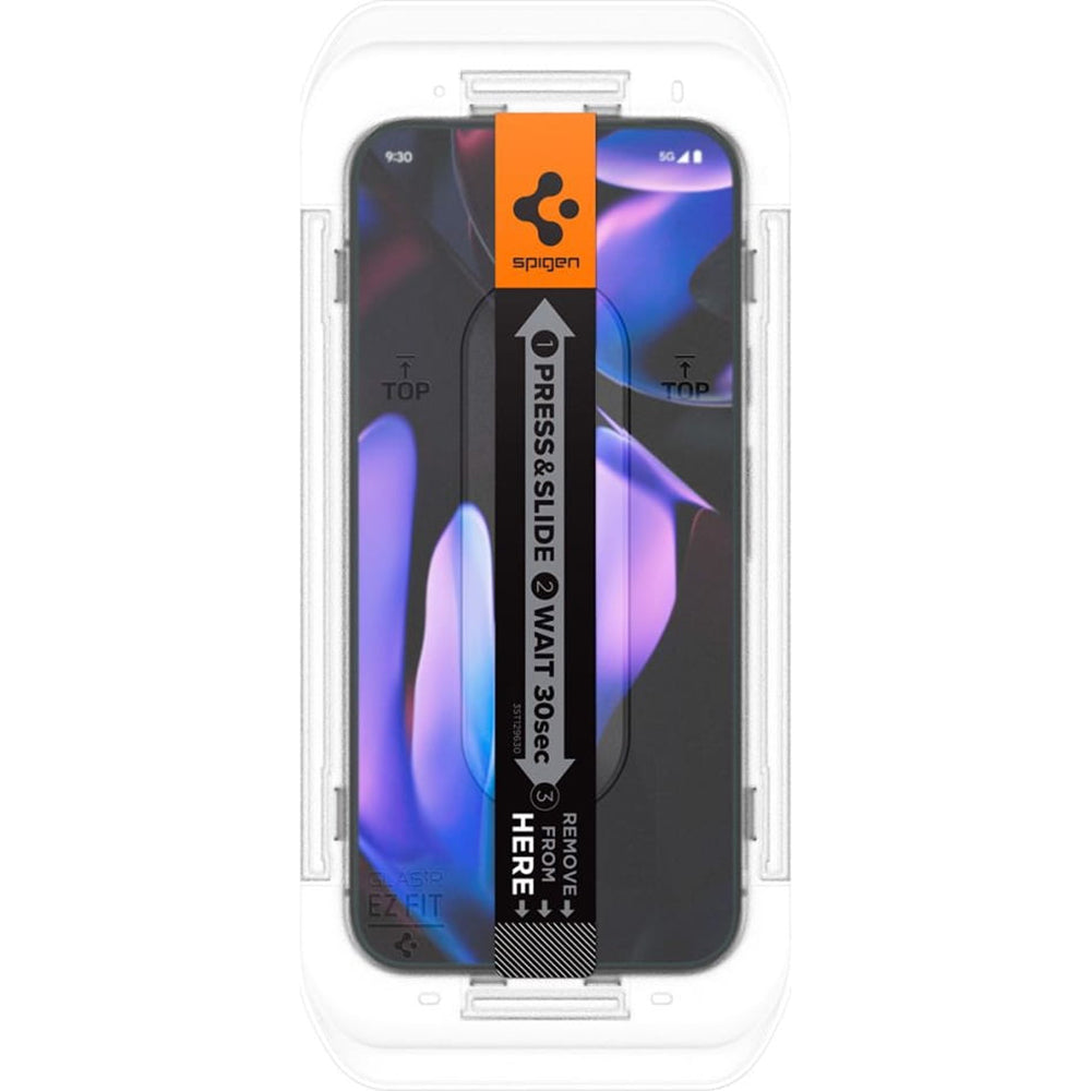 Spigen Folie de protectie Spigen (set de 2) Glas.tR EZ-FIT (AGL08445) compatibil cu Google Pixel 9 Pro XL, Transparent –