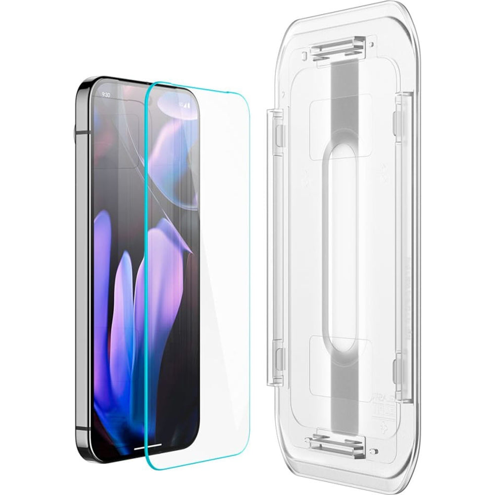 Spigen Folie de protectie Spigen (set de 2) Glas.tR EZ-FIT (AGL08445) compatibil cu Google Pixel 9 Pro XL, Transparent –