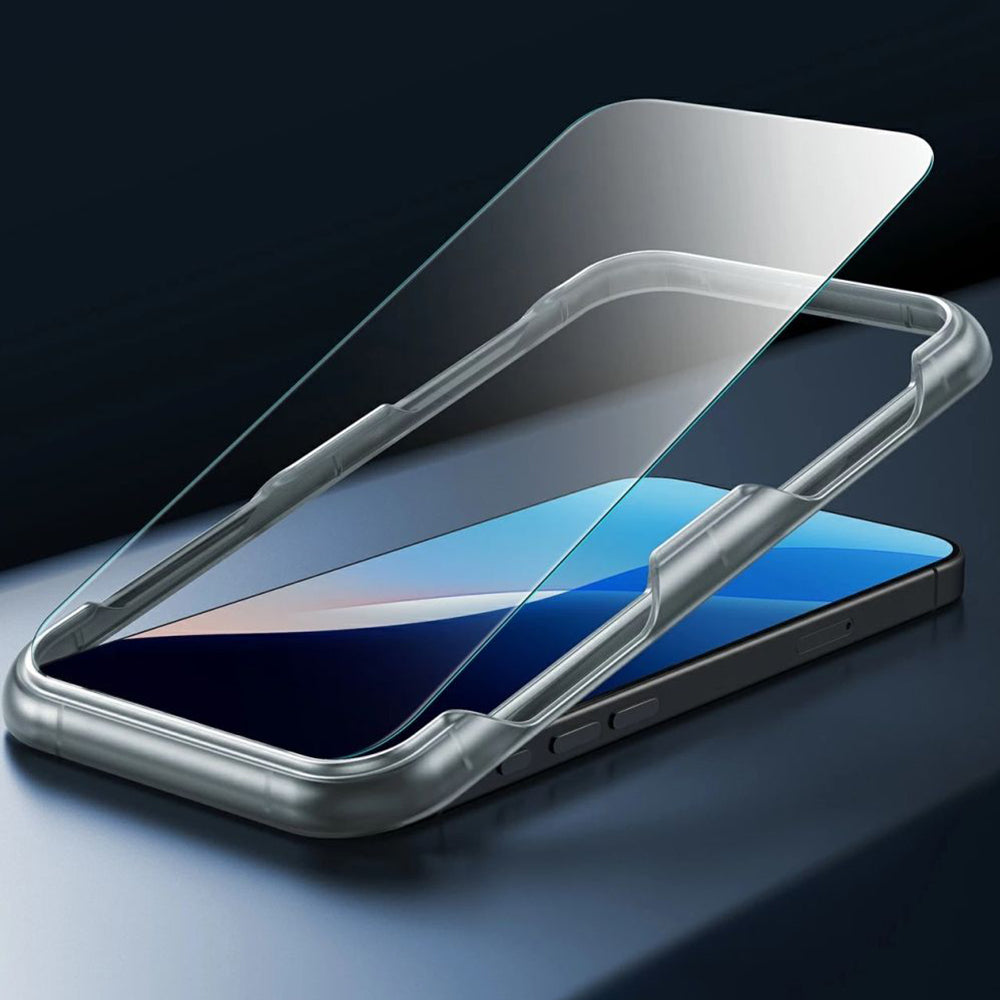 ESR - Classic Hybrid HaloLock [Included Screen Protector] - iPhone 16 Plus - Clear / Black