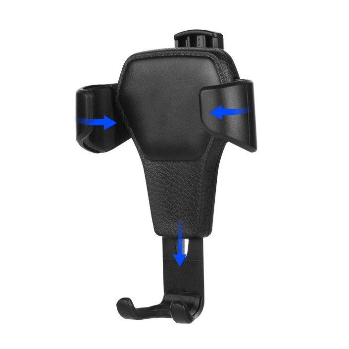 Techsuit - Car Holder (H01) - Gravity Grip for Air Vent - Black