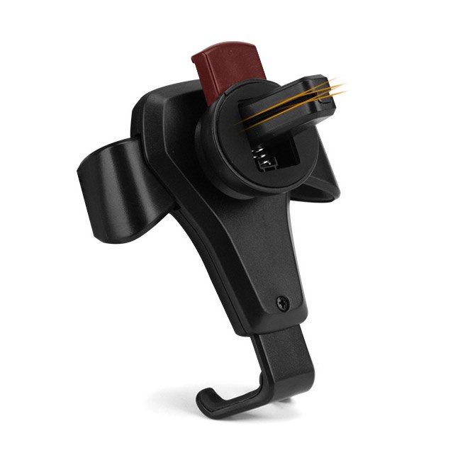 Techsuit - Car Holder (H01) - Gravity Grip for Air Vent - Black