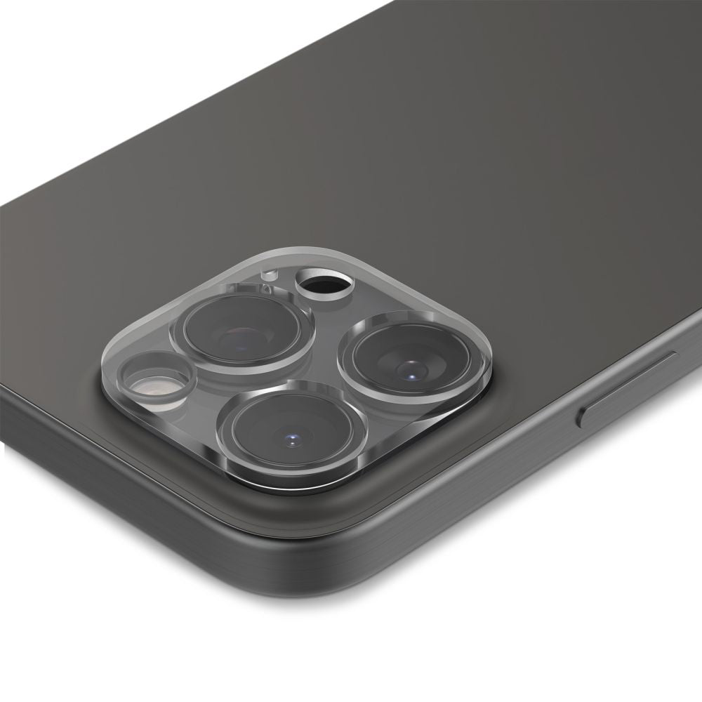Spigen Folie de protectie Spigen (set de 2) Optik.tR Camera Glass (AGL05761) compatibil cu iPhone 14 Pro / Pro Max / 15 