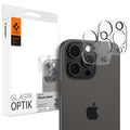 Spigen Folie de protectie Spigen (set de 2) Optik.tR Camera Glass (AGL05761) compatibil cu iPhone 14 Pro / Pro Max / 15 