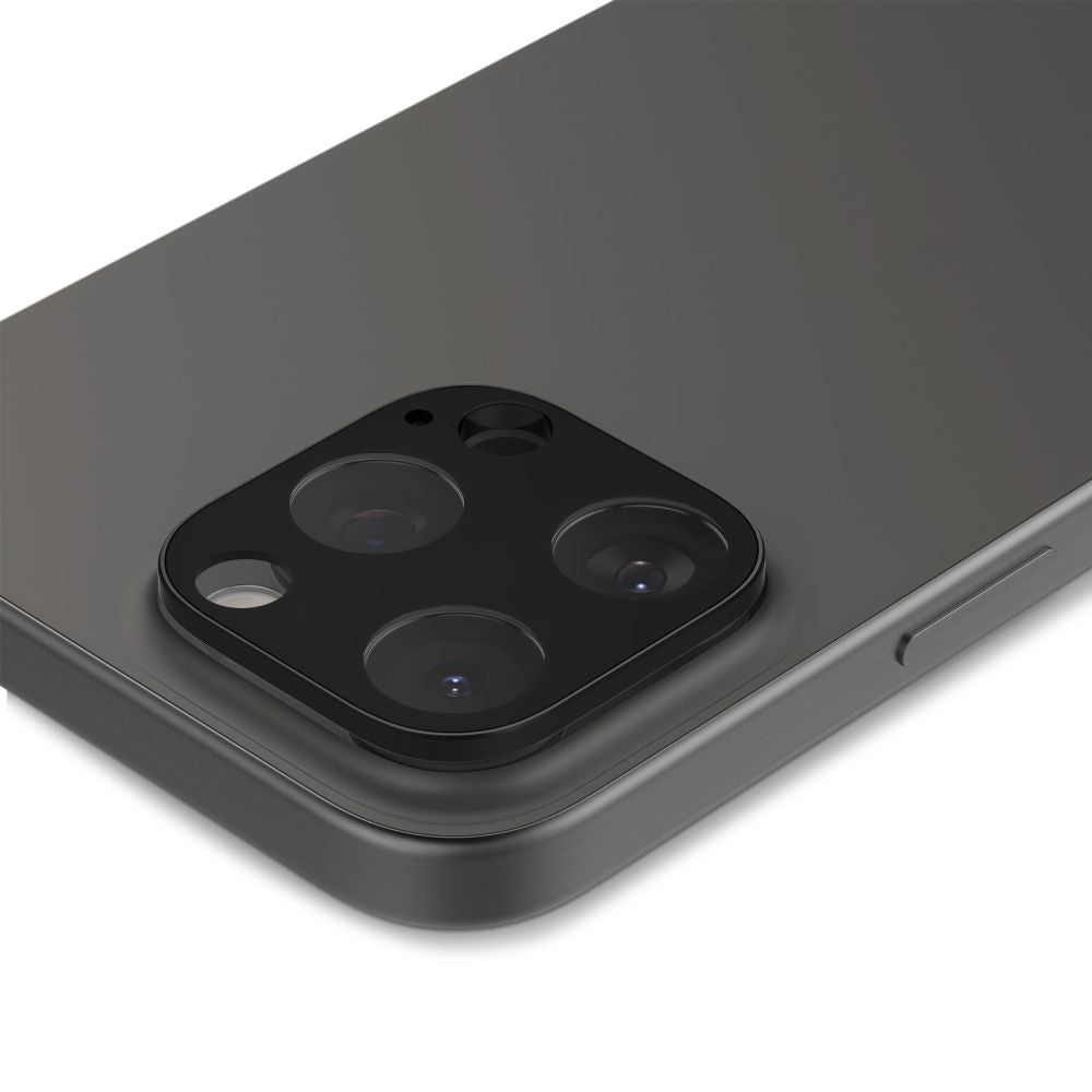 Spigen - (2 pack) Optik.tR Camera Glass (AGL05273) - iPhone 14 Pro / Pro Max / 15 Pro / Pro Max / 16 Pro / Pro Max - Bla