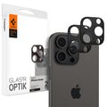 Spigen - (2 pack) Optik.tR Camera Glass (AGL05273) - iPhone 14 Pro / Pro Max / 15 Pro / Pro Max / 16 Pro / Pro Max - Bla