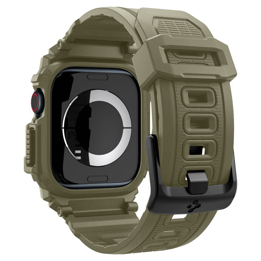 Spigen - Rugged Armor Pro (ACS08608) - Apple Watch 10 46mm / Watch 11 46mm - Vintage Khaki