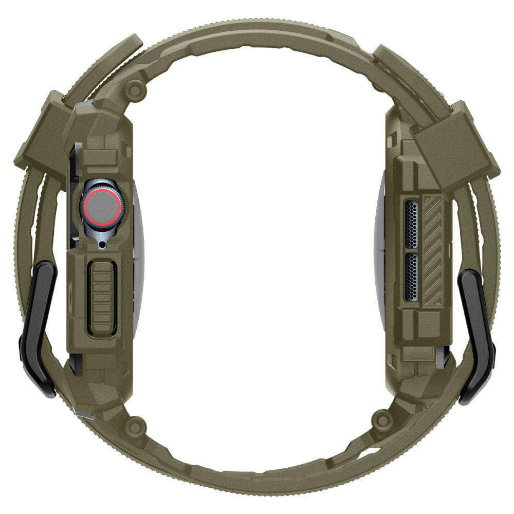 Spigen - Rugged Armor Pro (ACS08608) - Apple Watch 10 46mm / Watch 11 46mm - Vintage Khaki