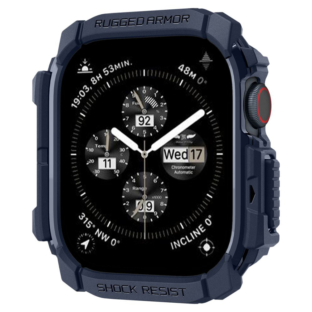 Spigen - Rugged Armor (ACS08599) - Apple Watch 10 46mm / Watch 11 46mm - Navy Blue