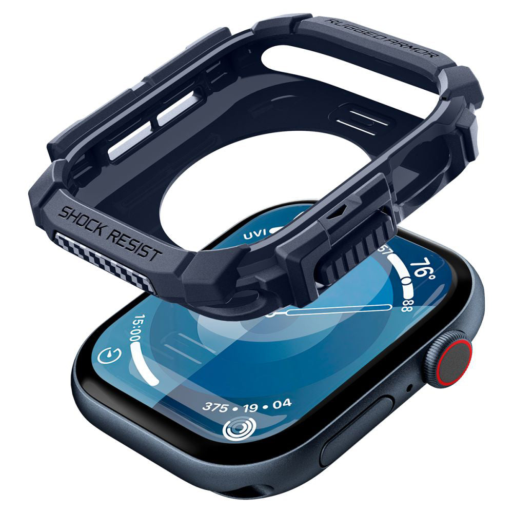 Spigen - Rugged Armor (ACS08599) - Apple Watch 10 46mm / Watch 11 46mm - Navy Blue