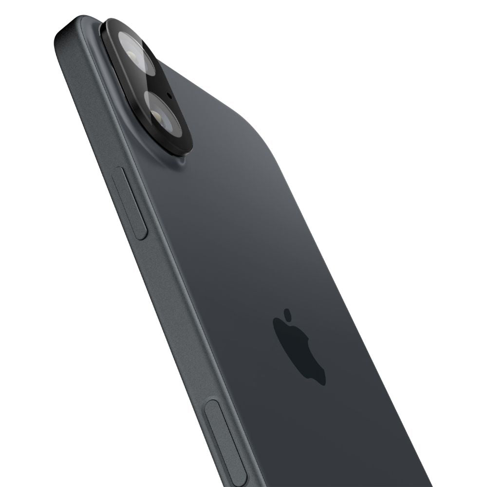 Spigen - (2 pack) Optik.tR Camera Glass (AGL07922) - iPhone 16 / iPhone 16 Plus - Black