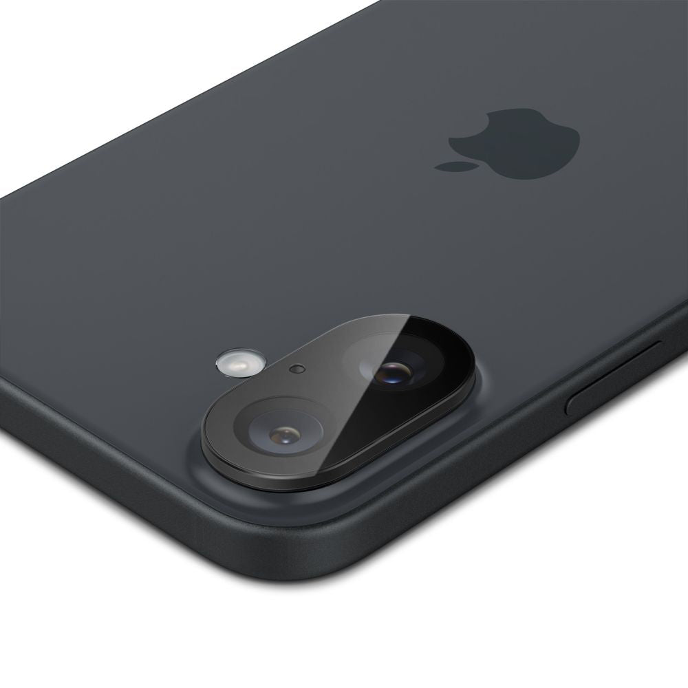 Spigen - (2 pack) Optik.tR Camera Glass (AGL07922) - iPhone 16 / iPhone 16 Plus - Black
