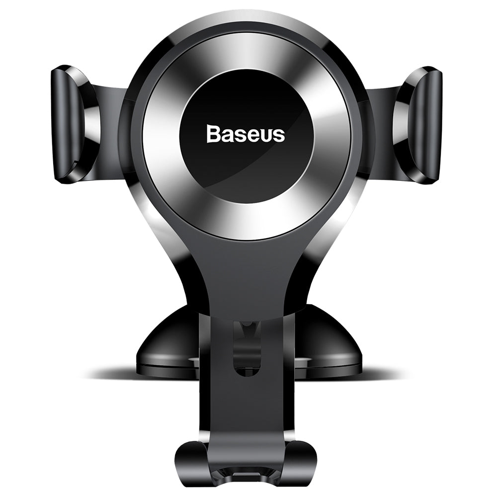 Baseus - Car Holder Osculum (SUYL-XP0S) - Gravity Grip for Dashboard, Windshield, 360° Rotating, Suction Cup Clamp - Bla