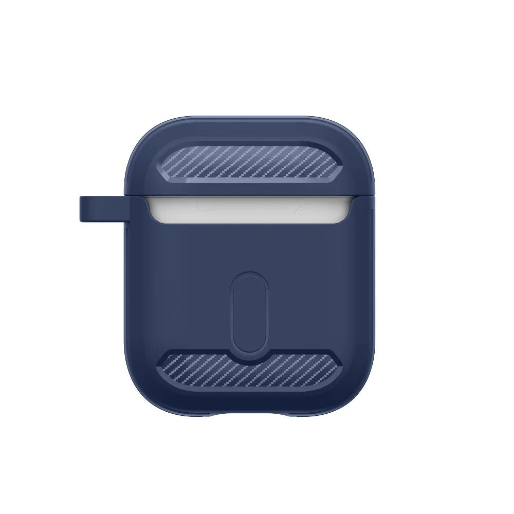 Techsuit - Carbon Silicone - for AirPods 1 / AirPods 2 - Gray