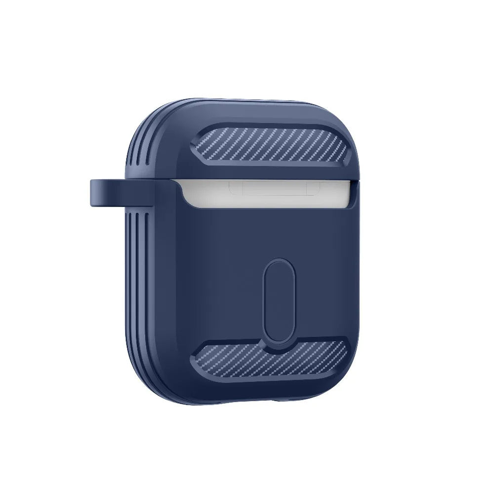 Techsuit - Carbon Silicone - for AirPods 1 / AirPods 2 - Gray