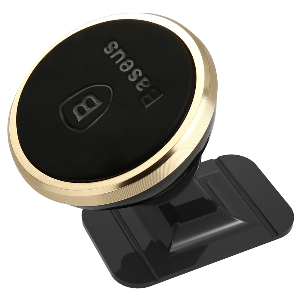 Baseus - Car Holder 360° Degree (SUCX140015) - Magnetic Grip for Dashboard, Windshield - Luxury Gold