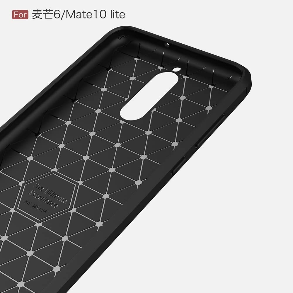 Techsuit - Carbon Silicone - Huawei Mate 10 Lite - Black