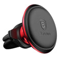 Baseus - Car Holder SUGX-A09 (C40141201913-00) - Magnetic Grip for Air Vent, 360° Rotation, with Cable Holder - Red