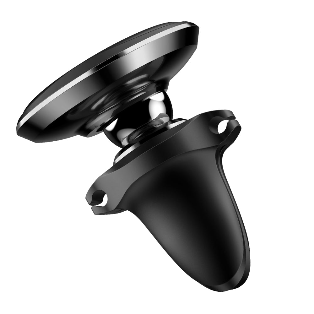 Baseus - Car Holder (C40141201113-00) - Magnetic Grip for Air Vent, 360° Rotation, with Cable Holder - Black