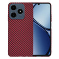 Techsuit - Carbonite FiberShell - Realme C61 / Realme C63 - Red