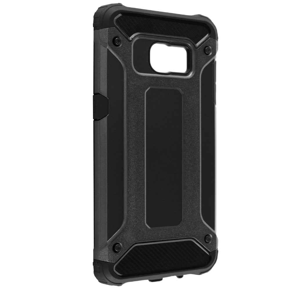Techsuit - Hybrid Armor - Samsung Galaxy S7 Edge - Black