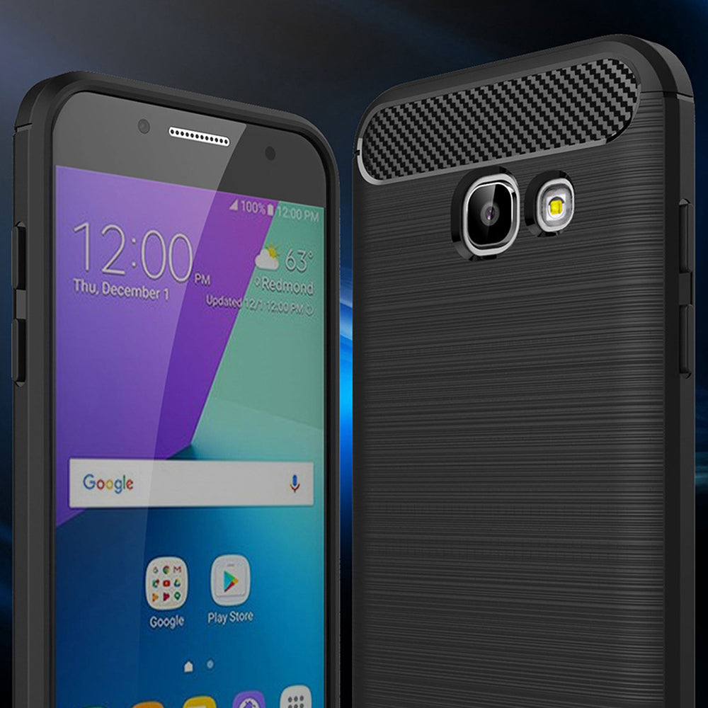 Techsuit - Carbon Silicone - Samsung Galaxy A5 2017 A520 - Black