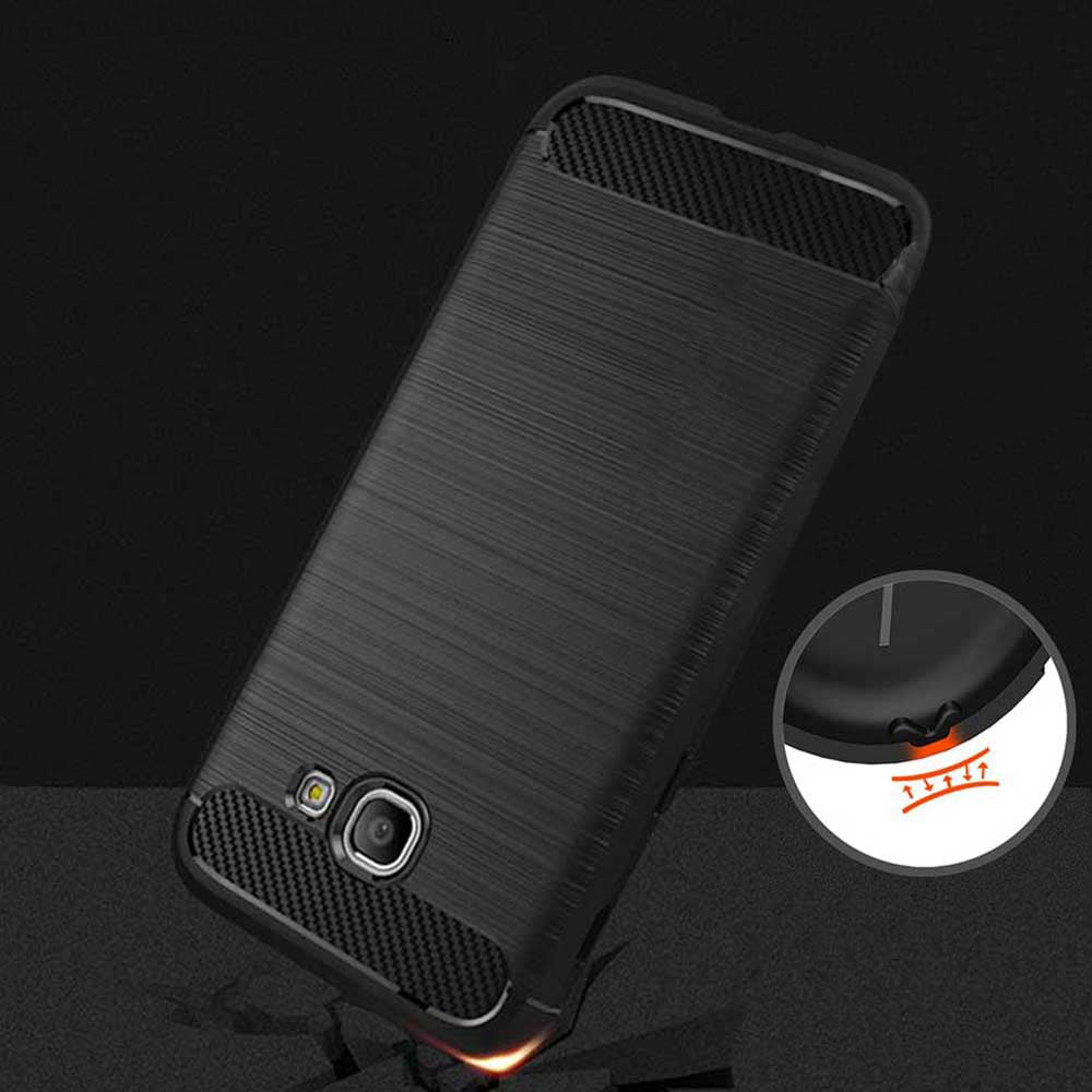 Techsuit - Carbon Silicone - Samsung Galaxy A5 2017 A520 - Black