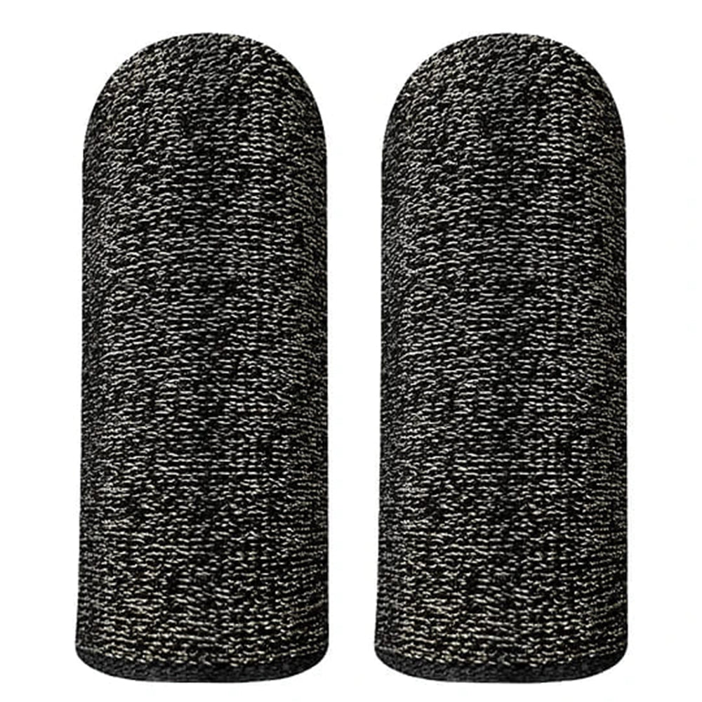 Hoco - (2 pack) Mobile Gaming Finger Sleeve Phantom (GM4) - for Peaceful Elite, King of Glory, Call of Duty - Black / Si
