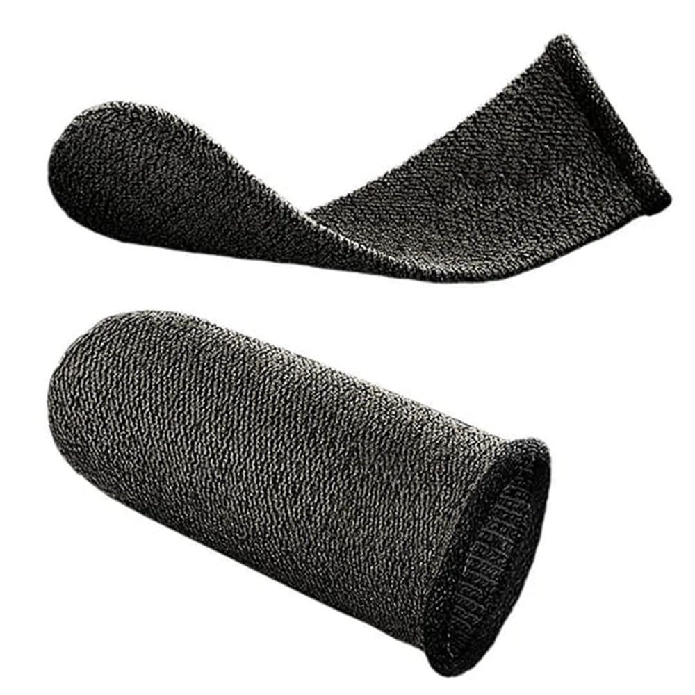 Hoco - (2 pack) Mobile Gaming Finger Sleeve Phantom (GM4) - for Peaceful Elite, King of Glory, Call of Duty - Black / Si